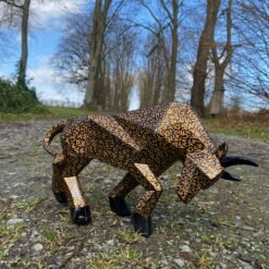 TAUREAU 32CM EN RESINE