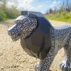 LION 36CM EN RESINE